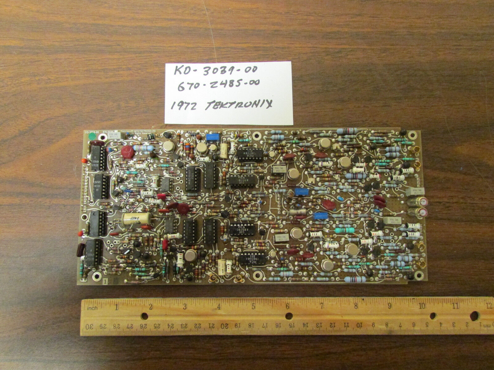 Tektronix 670-2485-00 Analog Circuit Board From 7912 Oscilloscope