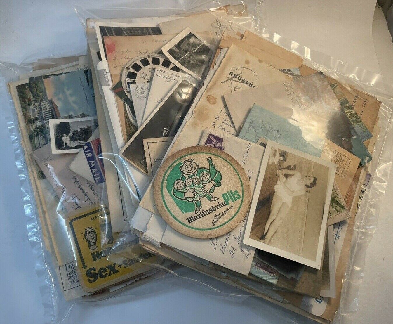 Vintage Ephemera BUNDLE Junk Journal Paper Love Letters Photos WWII Military LOT