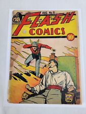 Flash Comics #8 DC Comics 1940 Golden Age Flash (READ) picture