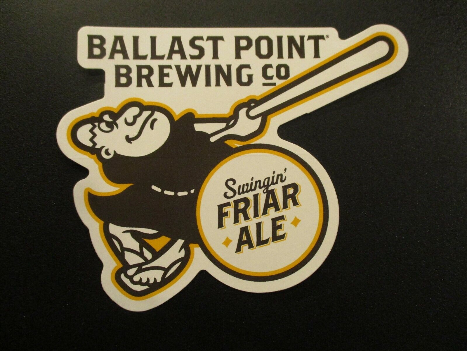 BALLAST POINT BREWING padres Swingin Friar STICKER decal craft beer brewery