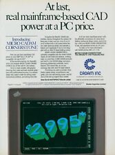 1987 Micro Cadam Cornerstone Mainframe Power PC Price Computer Monitor Ad PC2 picture