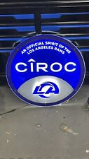 CIROC VODKA / LA RAMs LED display sign Ciroc  Liquor Large sign 23.5” Across picture