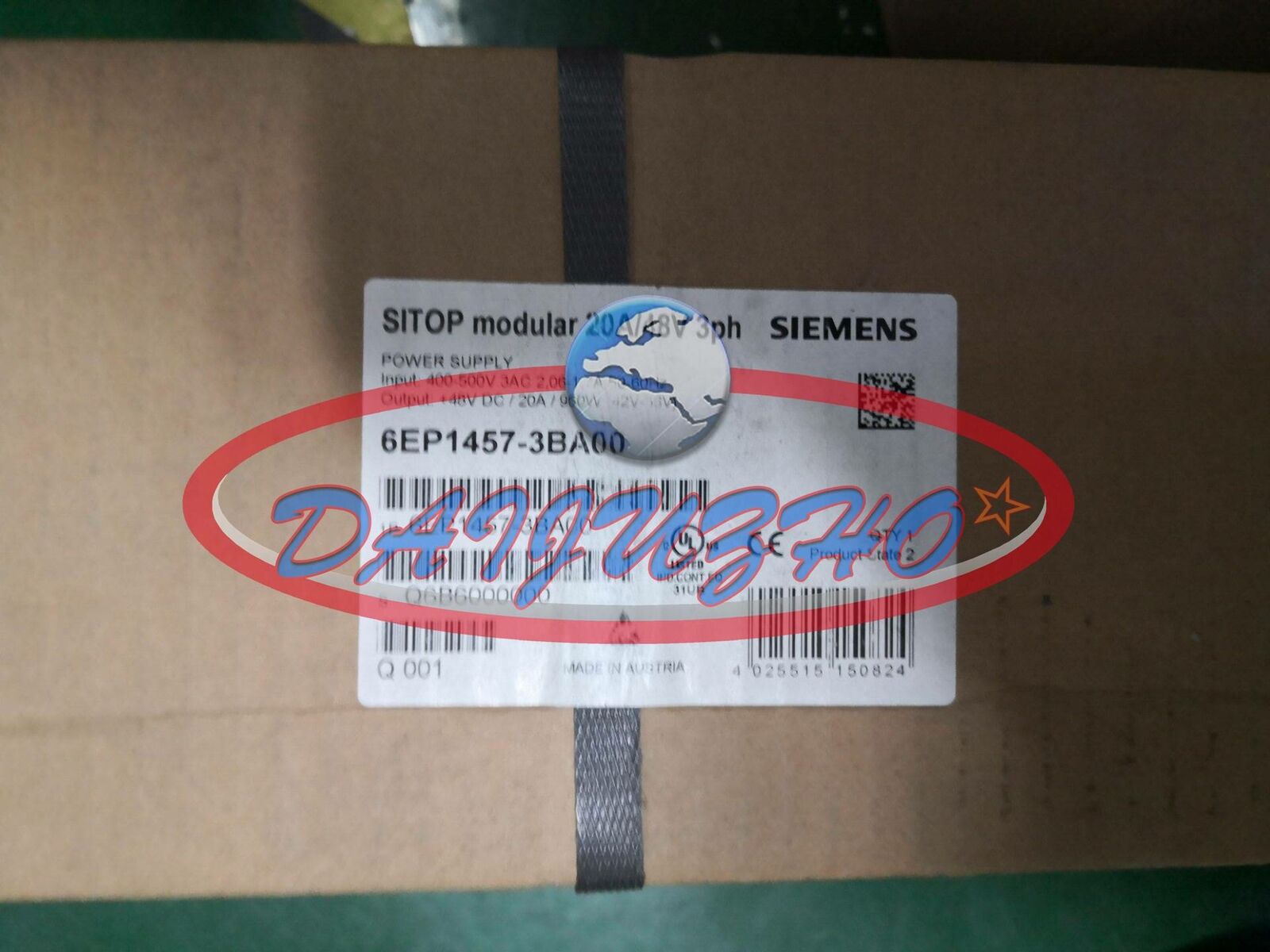 Siemens 6EP1457-3BA00 SITOP Power Supply Input 3P 400-500VAC Output 48VDC NEW