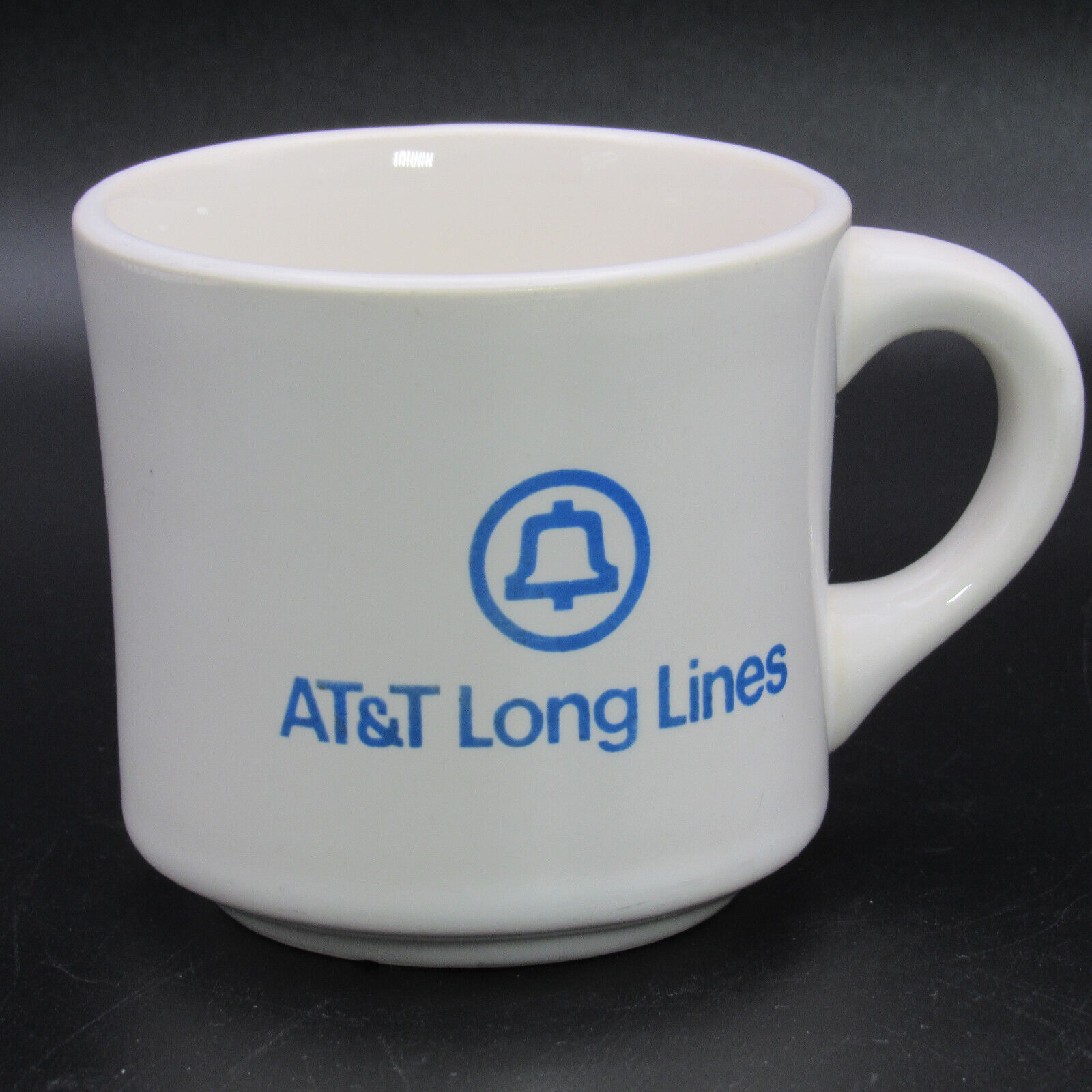 AT&T Long Lines Mug, Microwave Frequency Relay Network, Vintage, Tech History