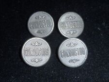4 Brass railroad Conductor buttons - extra quality picture