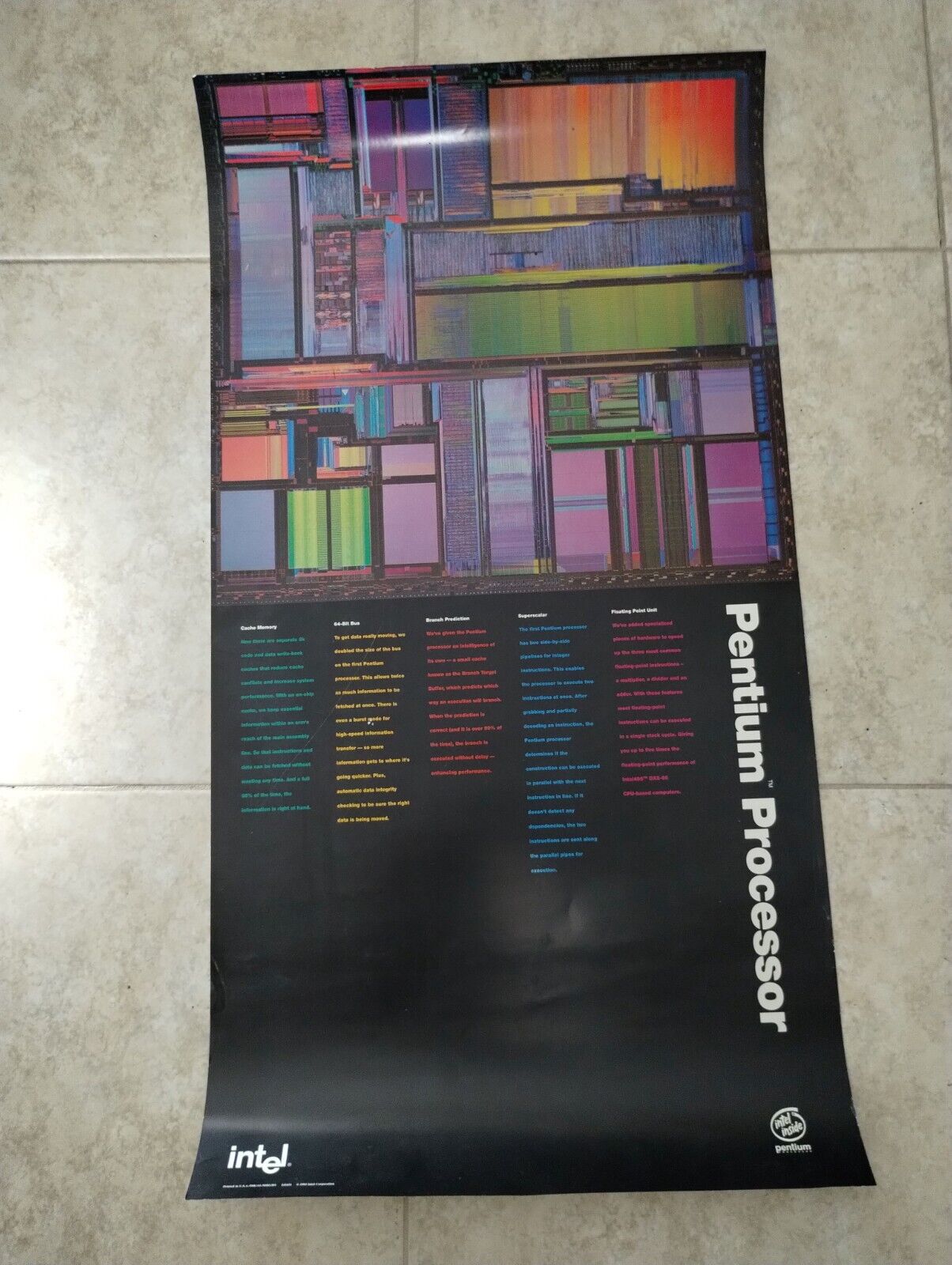 Intel Pentium Processor Poster 1993