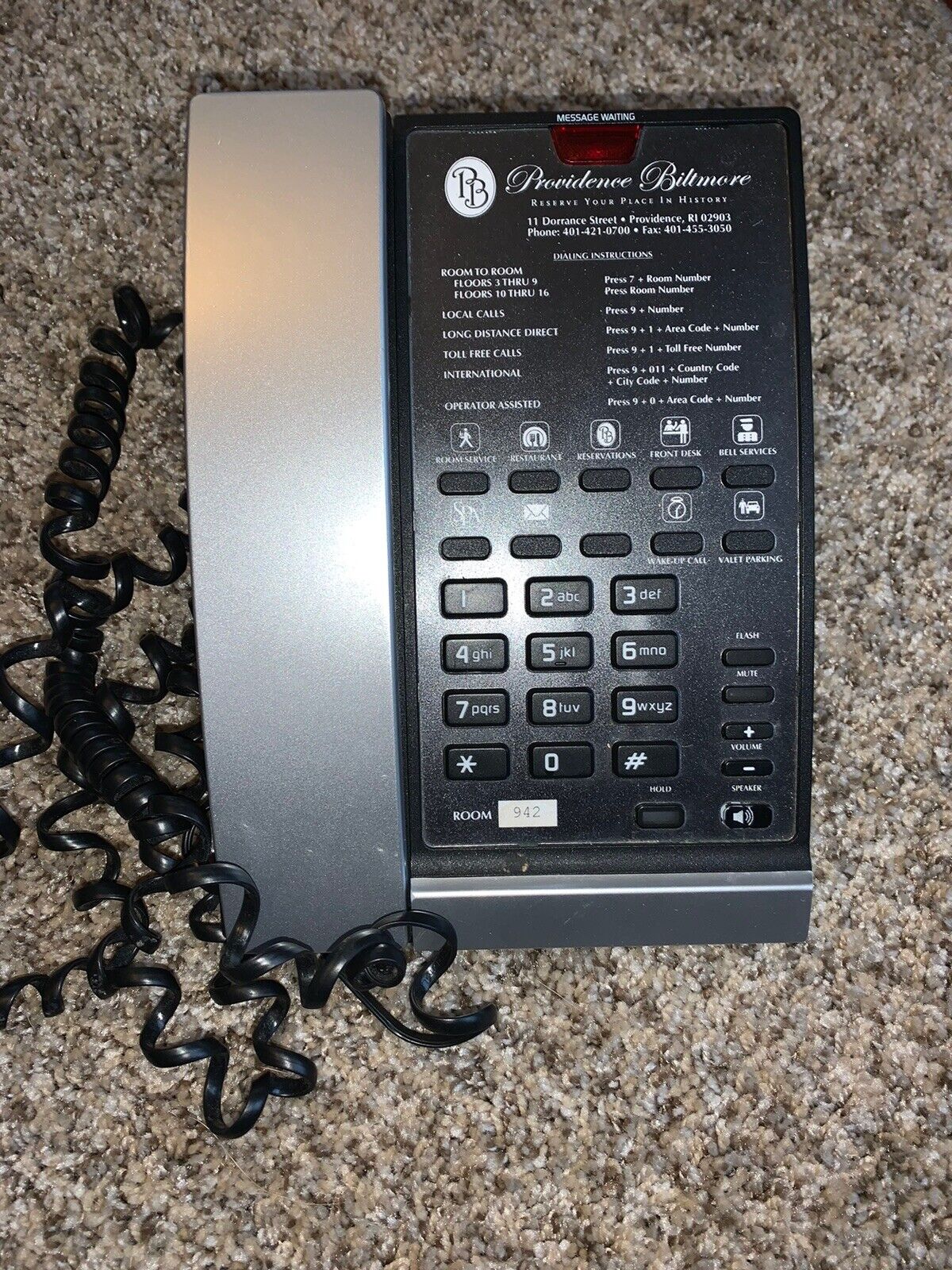 VTECH Corded Hotel Phone Model A2210
