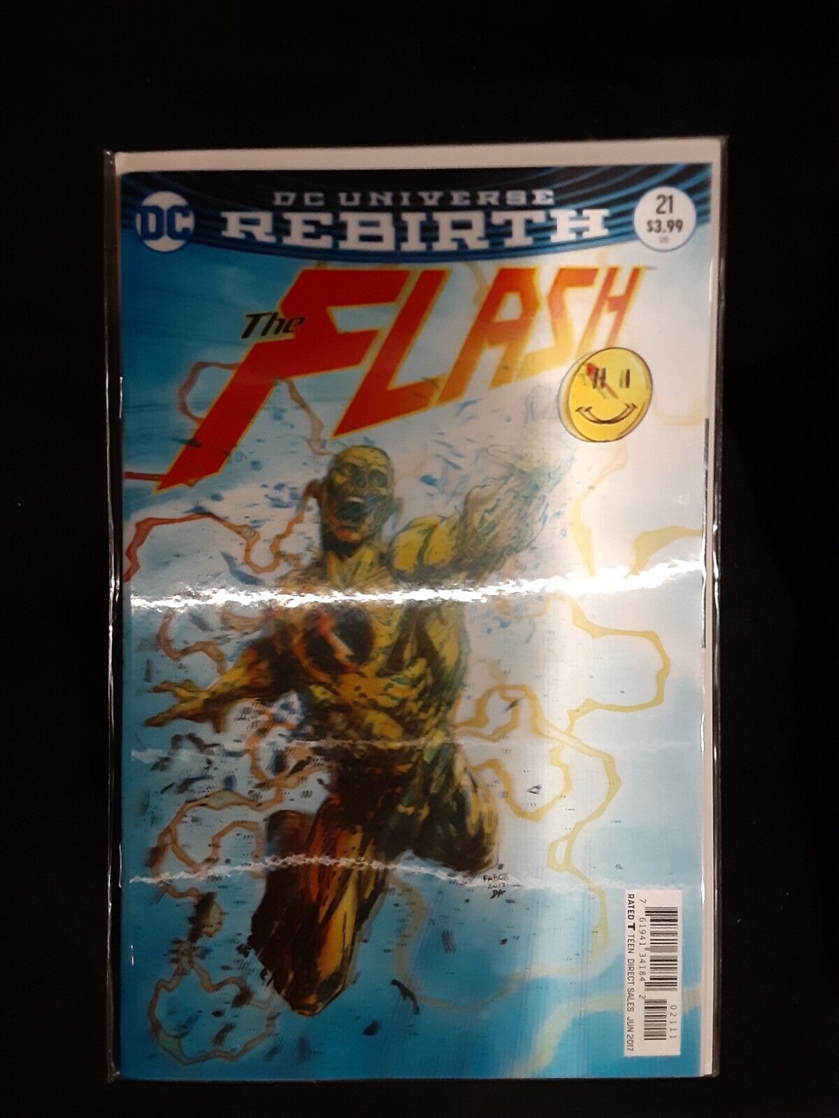 THE FLASH REBIRTH #21 Lenticular 3D Variant Cover NM/HIGH GRADE