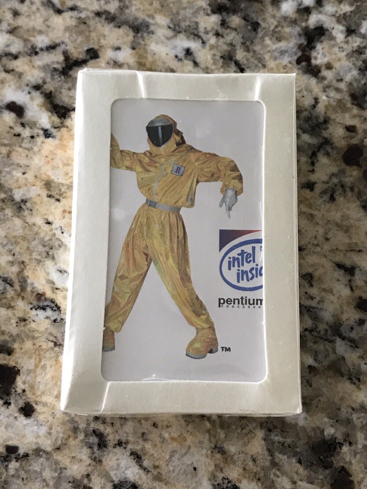 Vintage Intel Pentium II processor MMX Bunny People Playing Cards - NEW SEALED