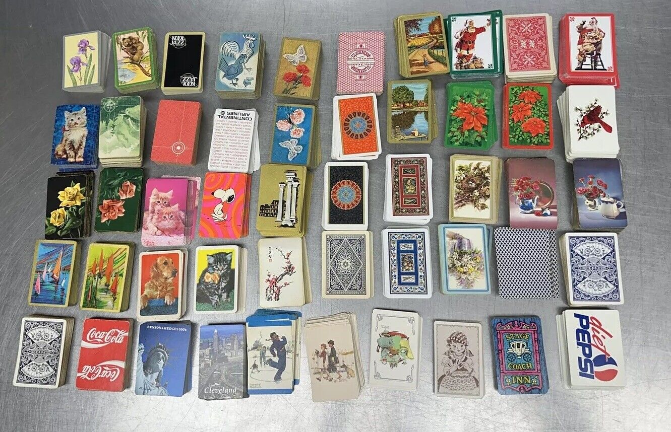 Single Swap Playing Cards 50 Piece Vintage Card Lot Collectible Cards