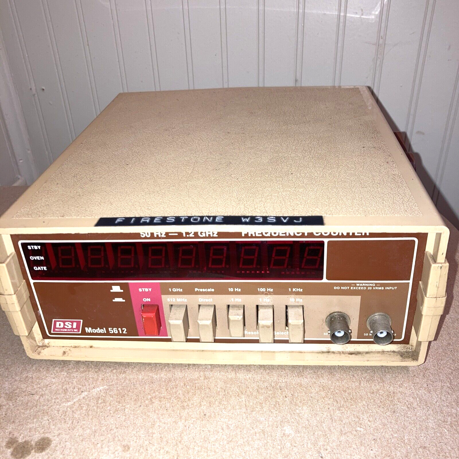 DSI Instruments Inc Model 5612 Frequency Counter - from Ham radio estate