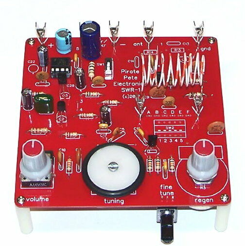 DELUXE radio shack science fair p-box transistor shortwave receiver UNBUILT kit