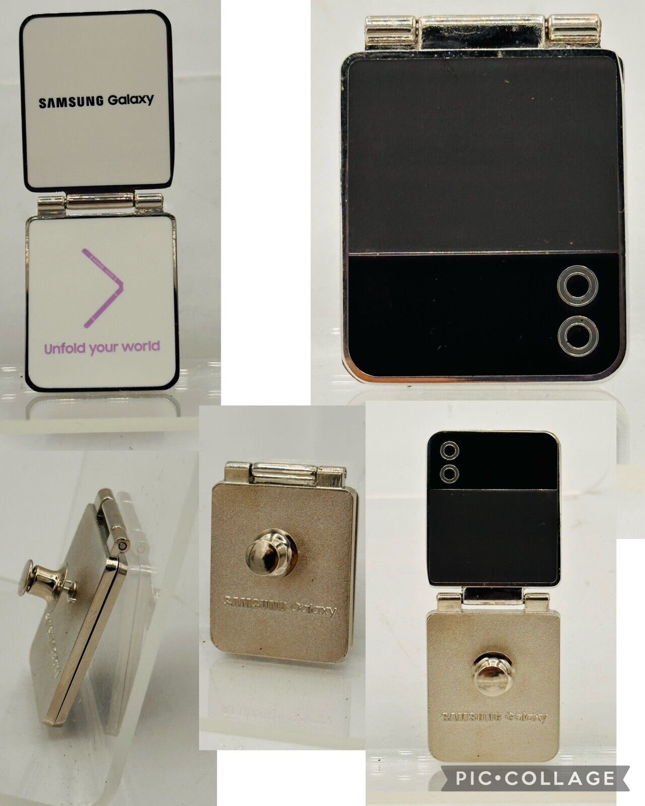 Samsung Galaxy Flip Phone Lapel Pin Pinback