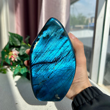 1475g Rare Natural Full Blue Flash Labradorite Quartz Freeform Crystal picture