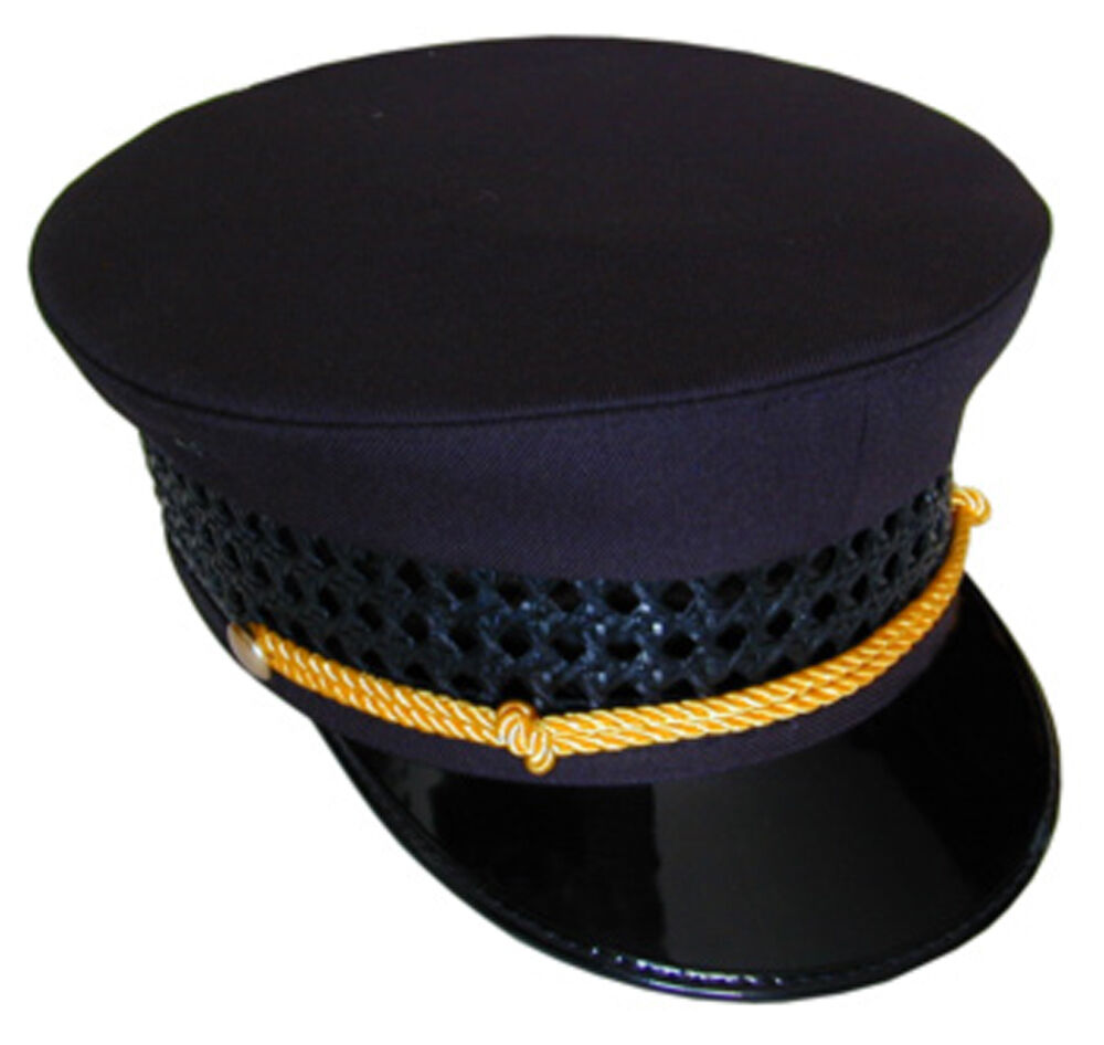 Black Railroad Hat 