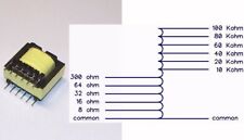 MULTI TAP 8 ohm - 100K diy kit impedance matching radio electronic transformer picture