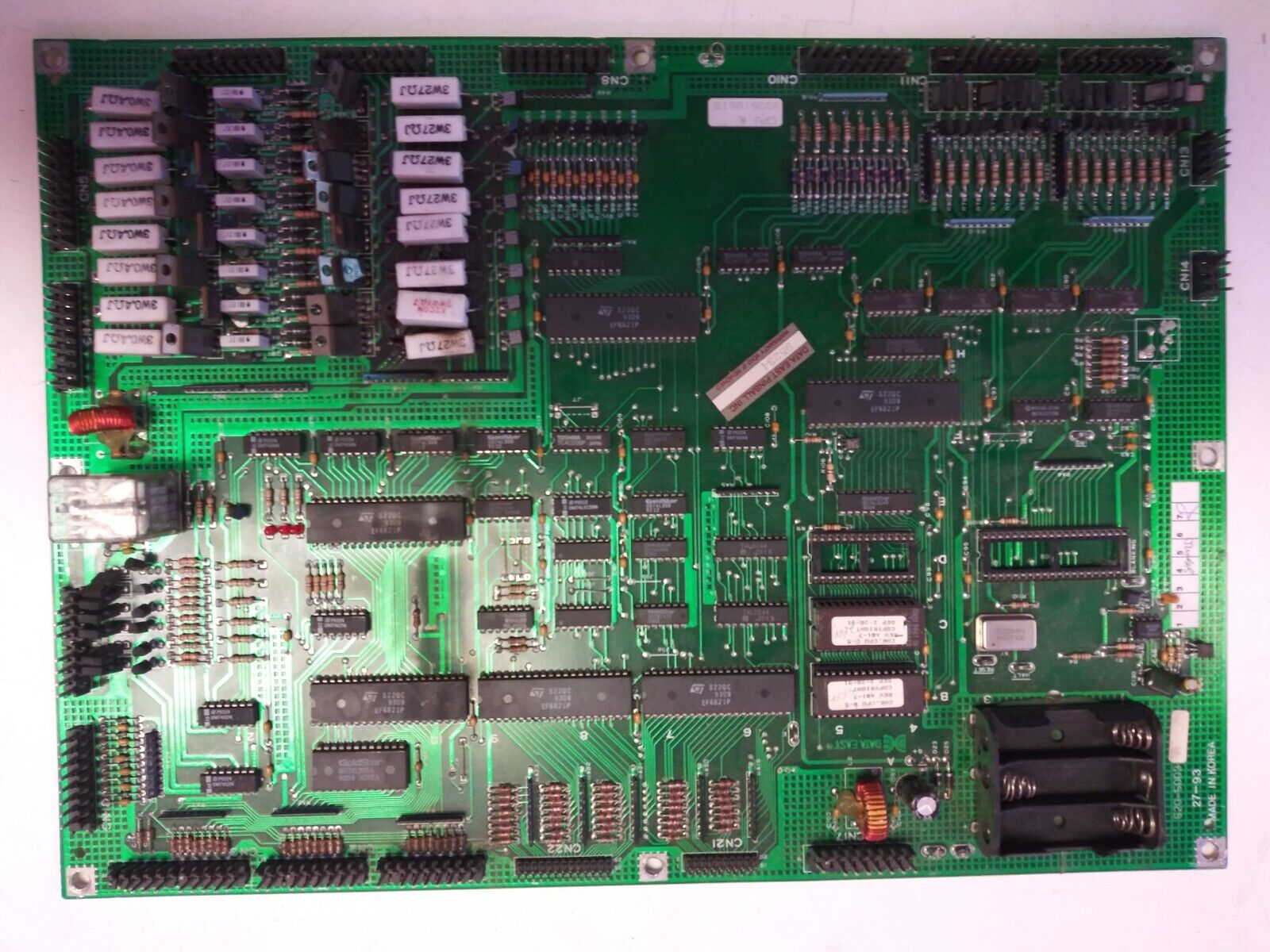 Data East 27-93 520-5003 Pinball motherboard CPU - Checkpoint?