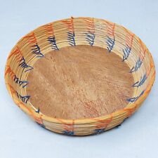 Native American Coil Basket  7” Seminole, Sweetgrass & Thread picture