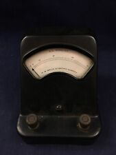 Vintage AC Ammeter gauge by Welch Scientific Company 3081a Bakelite . . picture