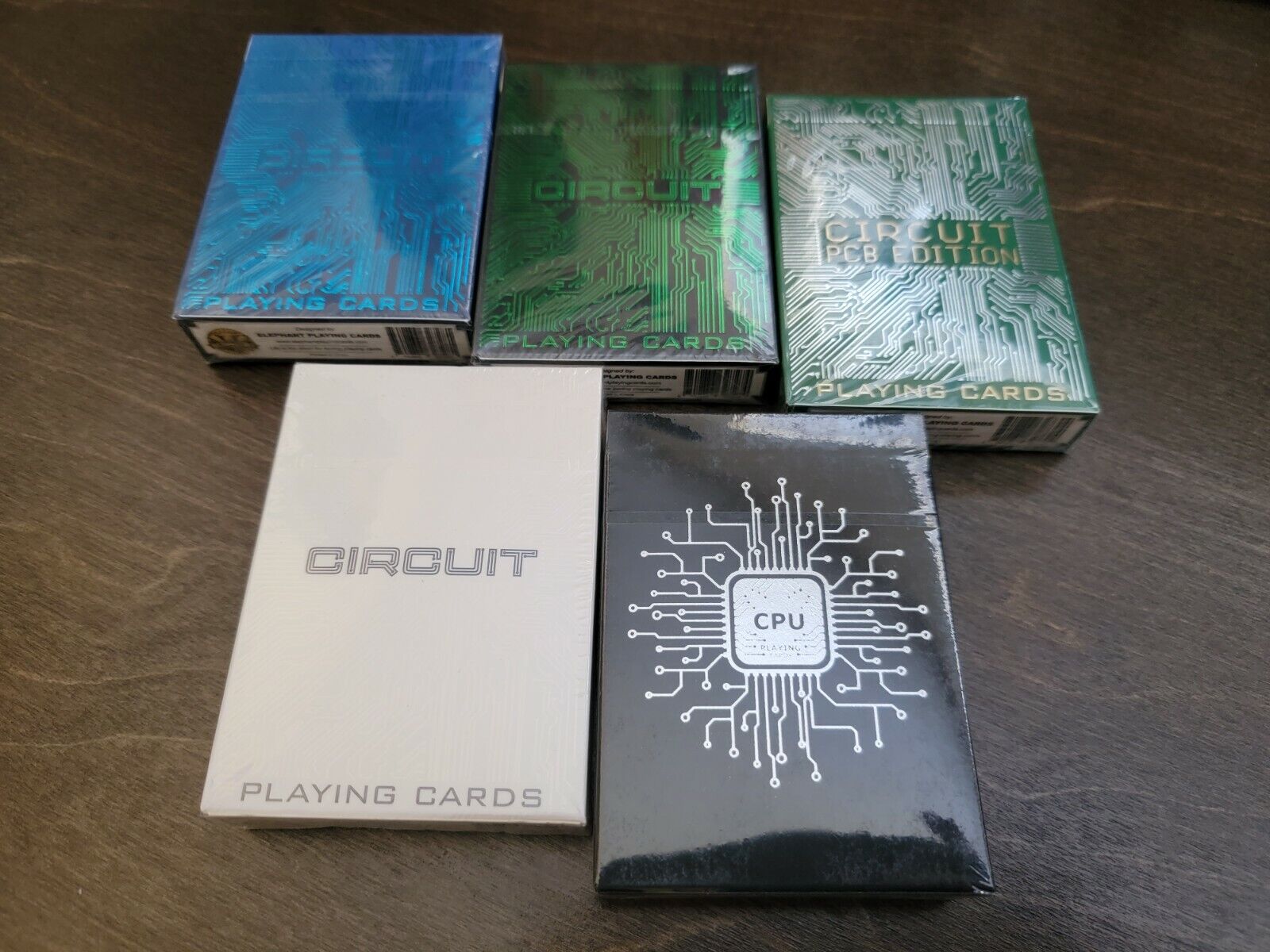 ULTRA RARE: Sealed, Full Set of Circuit Playing Cards + Bonus CPU Playing Cards