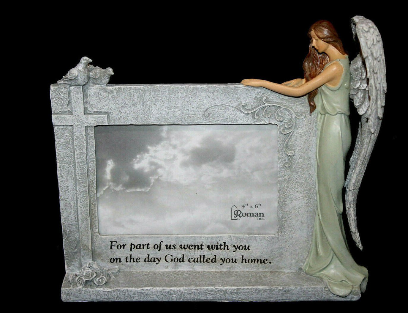 Roman God Called You Home Angel Bereavement in Memory 4 x 6 Photo Picture Frame