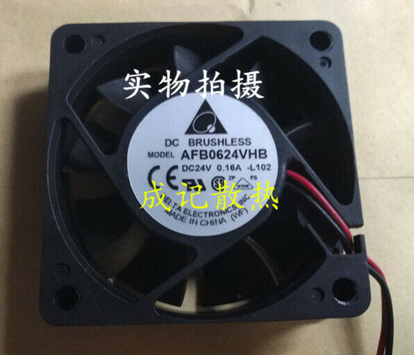 1pcs  Delta AFB0624VHB DC24V 0.16A 6015 6 cm inverter fan