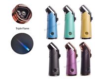 TESLA® Coil Lighters Mini Triple Flame Butane Refillable Torch Lighter picture
