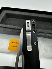 Microtech MSI™ RAM-LOK™  G10 Black Stonewashed Standard USA Knife Folder M390 picture