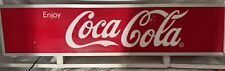 Vintage Coca-Cola Light Up Sign 59” Needs Bulb Or New Ballast. picture