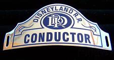 ~DISNEYLAND RAILROAD REPRO.CONDUCTOR HAT BADGE~1974-1984~BACK IN STOCK~L@@K~ picture