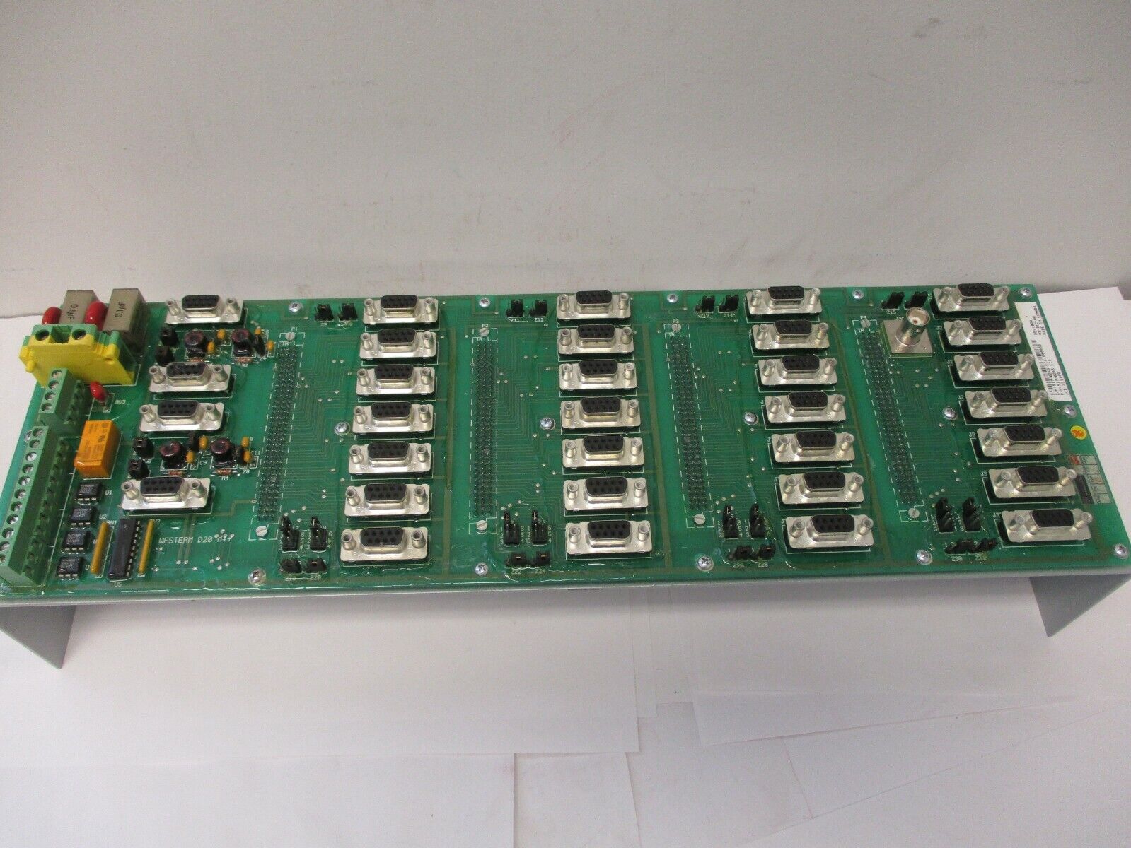 GE ENERGY SERVICES P/N 517-0245-ECC MOUNTED CIRCUIT BOARD AND CONNECTIONS