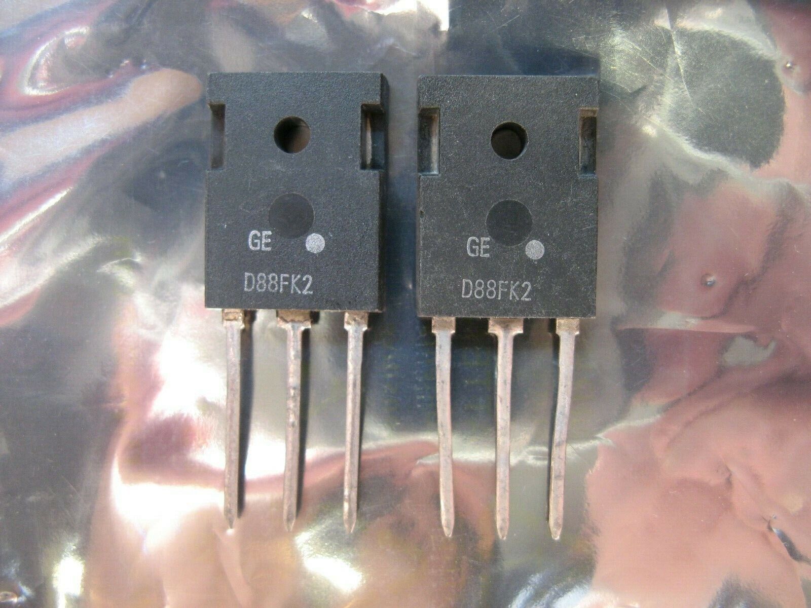 POWER MOS FET D88FK2 (IRFP150, IRFP151) 40A 60V 0.055ohm, 2 pcs-GOOD CONDITION