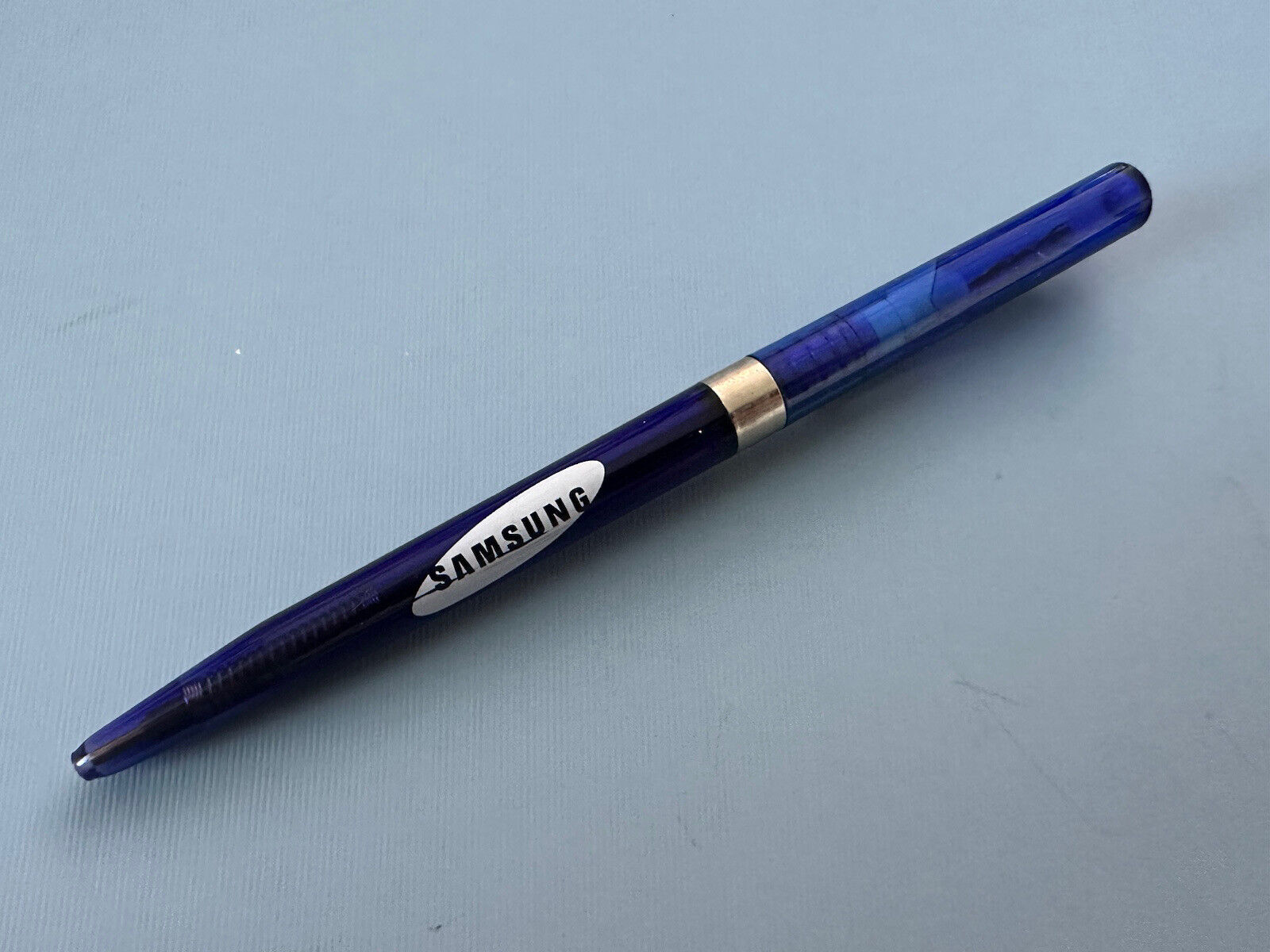 SAMSUNG Promotional Ball Point Pen Advertising Blue Promo Vintage 90s
