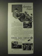 1943 General Radio Company Impedance Bridges Ad picture