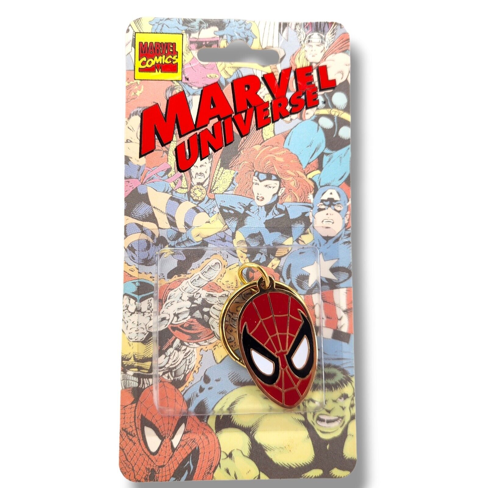 Vintage Spider-Man Key Chain - 1993 Marvel - NEW - Great Gift Idea