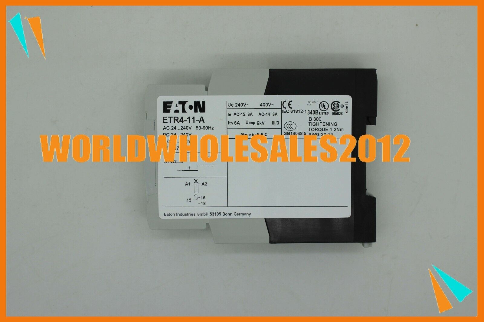 NEW EATON MOELLER Electronic Timing relay ETR4-11-A With 90 days warranty 