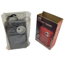 Works Kmart Solid State Model 06-31-09 Pocket AM Transistor Radio w Box & Papers picture
