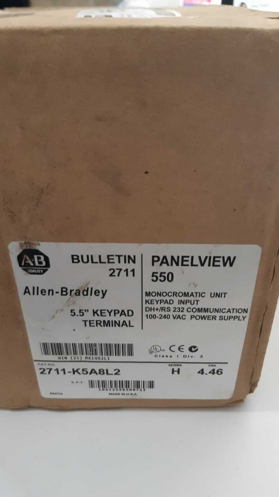 Allen Bradley Panel View 550 mod. 2711k5A8L2 Novo