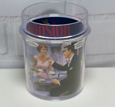 Thermo-Serv Winston Winners Club Cigarette Ad Theme Tumbler Couple In Kitchen picture