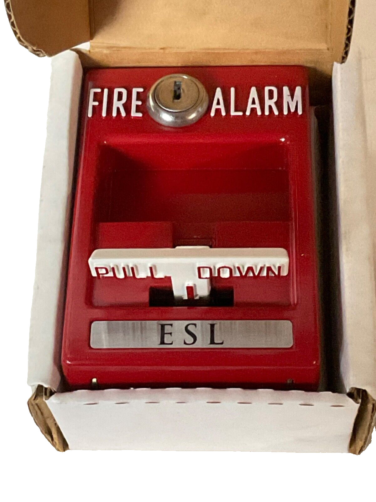 ESL Fire Alarm Pull Switch 103 31 No Key Needs Reset No Wire Use EXEL