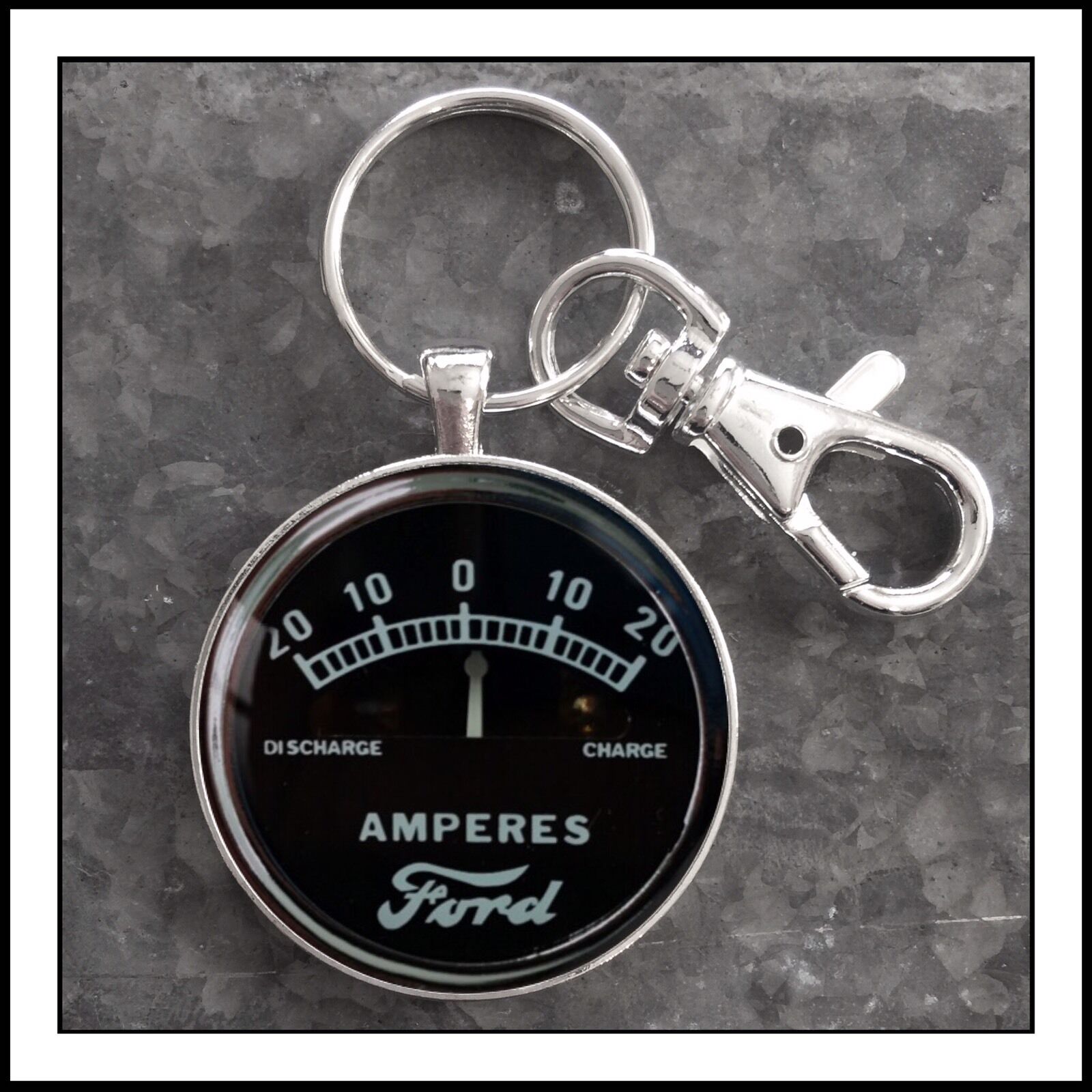 Ford Tractor Ammeter Photo Keychain Tractor Key Chain Gift 🎁