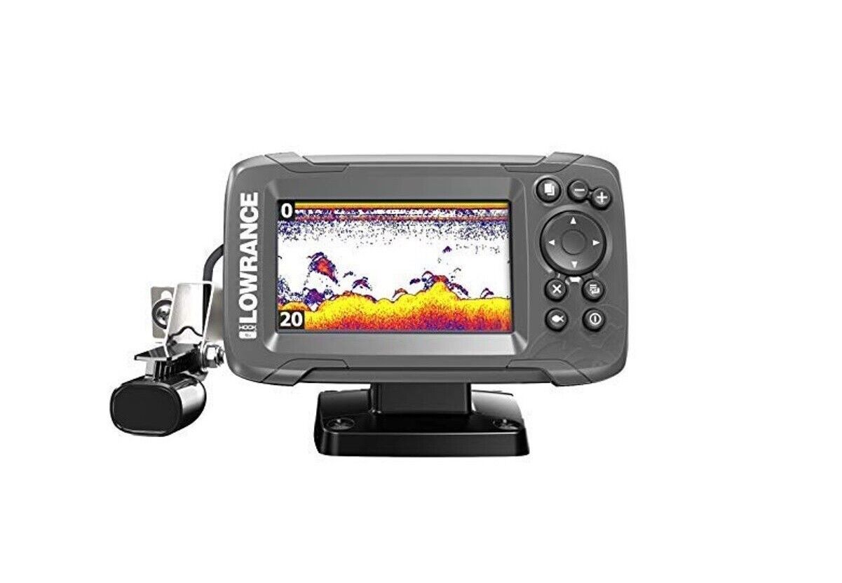 Brand New - Lowrance HOOK2 4x Fish Finder with Bullet Skimmer Transducer - Black