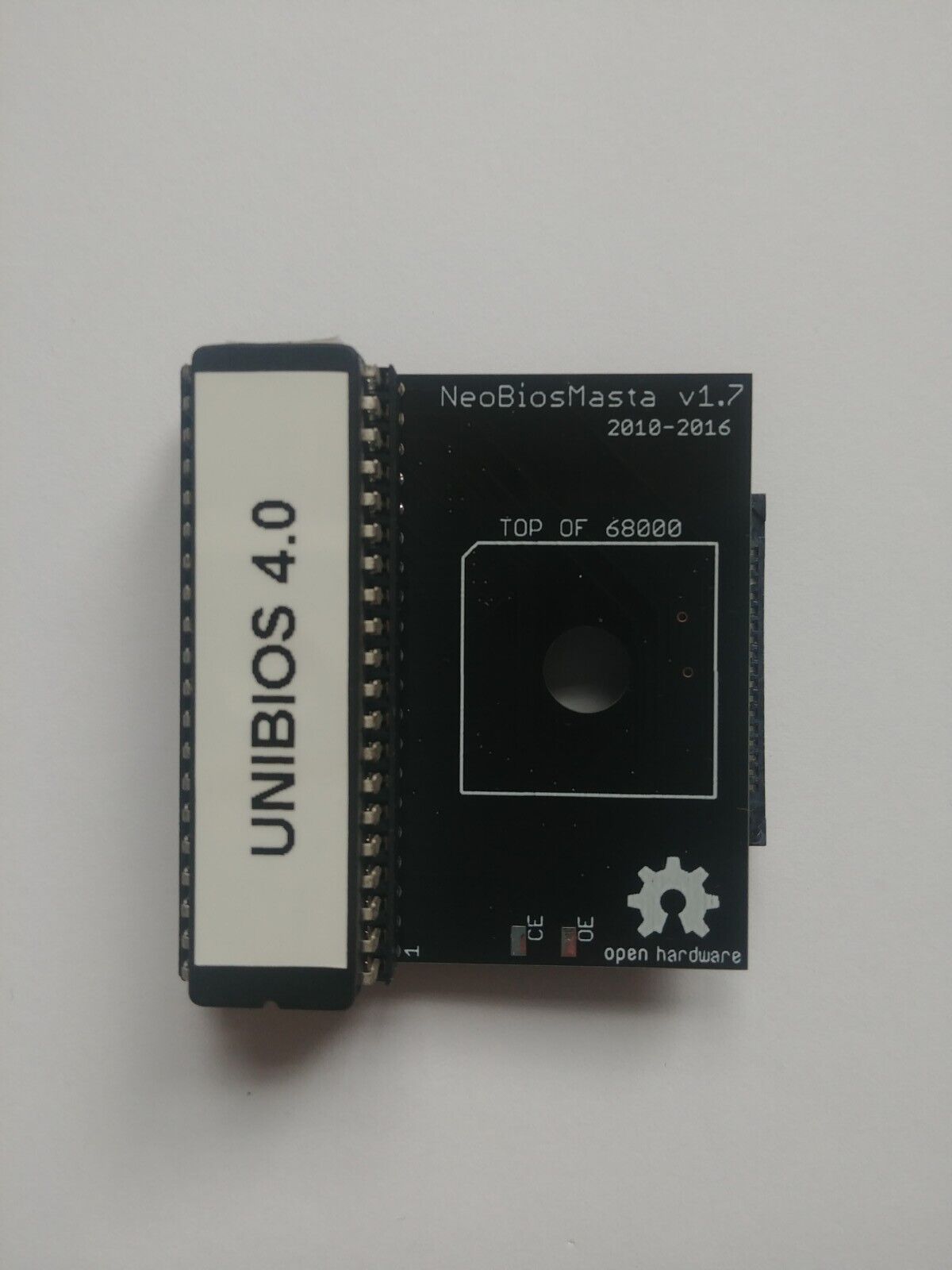 NeoBiosMasta 1.7 Neo geo mv1b mv1c Unibios adapter with Unibios 4.0 EEPROM