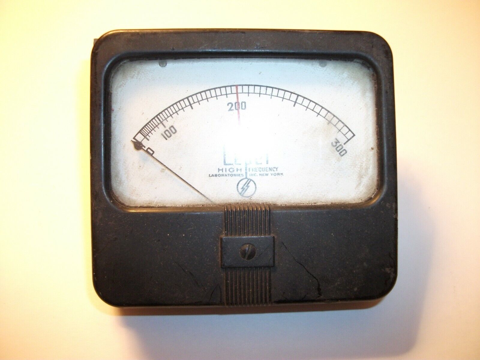 Vintage Lepel High Frequency Meter 0-300