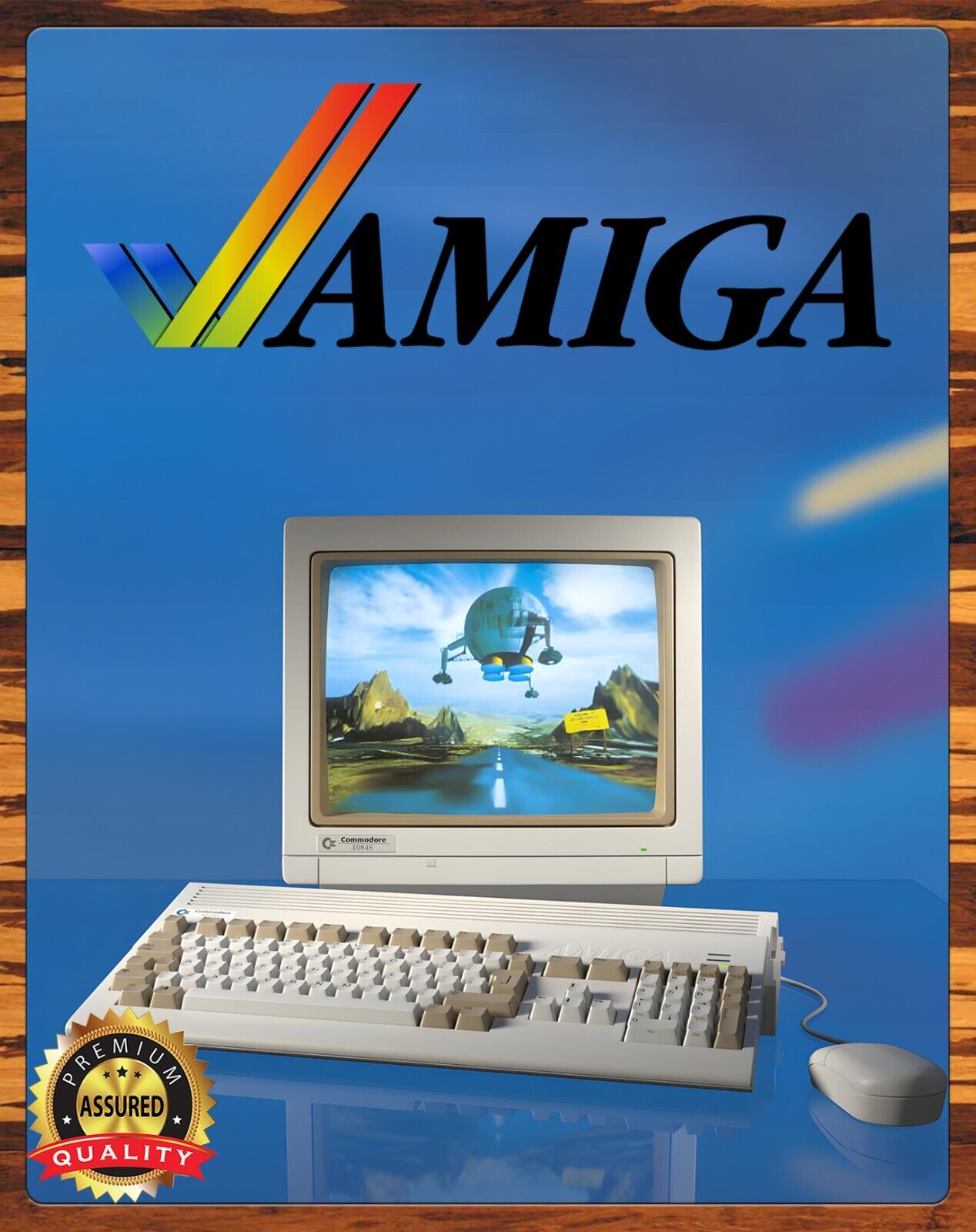 Amiga 1200 Computer - The Computer For The Rest Of Us - Metal Sign 11 x 14