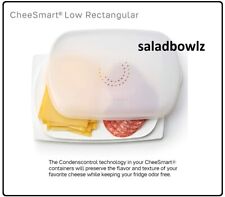 TUPPERWARE New CHEESMART LOW RECTANGULAR Cheese Smart Keeper Server Container picture
