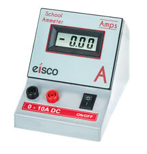 Digital Ammeter, 0-10 Amps - LCD Type, Large Display - Portable - Eisco Labs picture