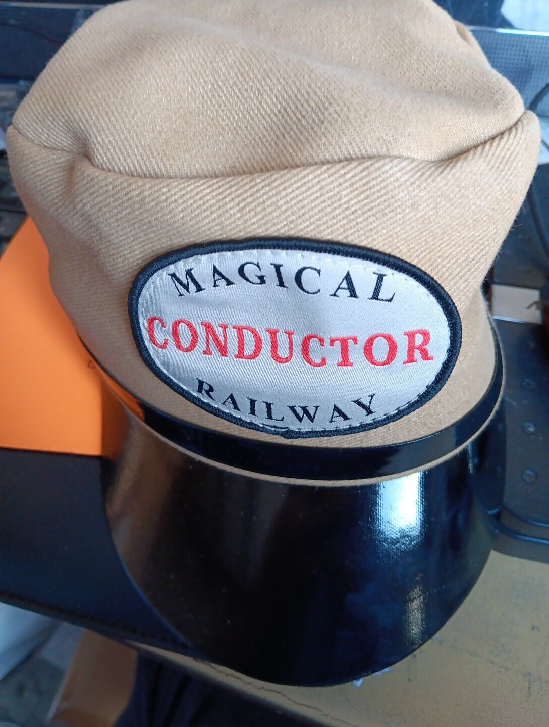 Magical Railway CONDUCTOR TRAIN HAT ONE SIZE FITS MOST RAILROAD Hat New FreeShip
