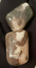 US SELLER Rare POLARITY MOONSTONE Tumbles Tumbled Stones Nepheline/Albite picture