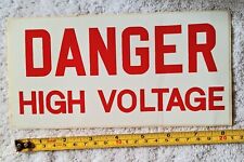 Danger High Voltage Sticker picture